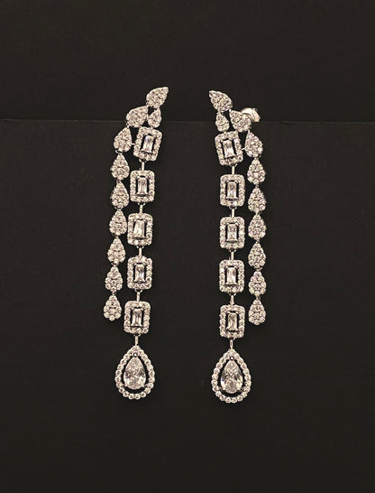 Drop Diamond Statement Set