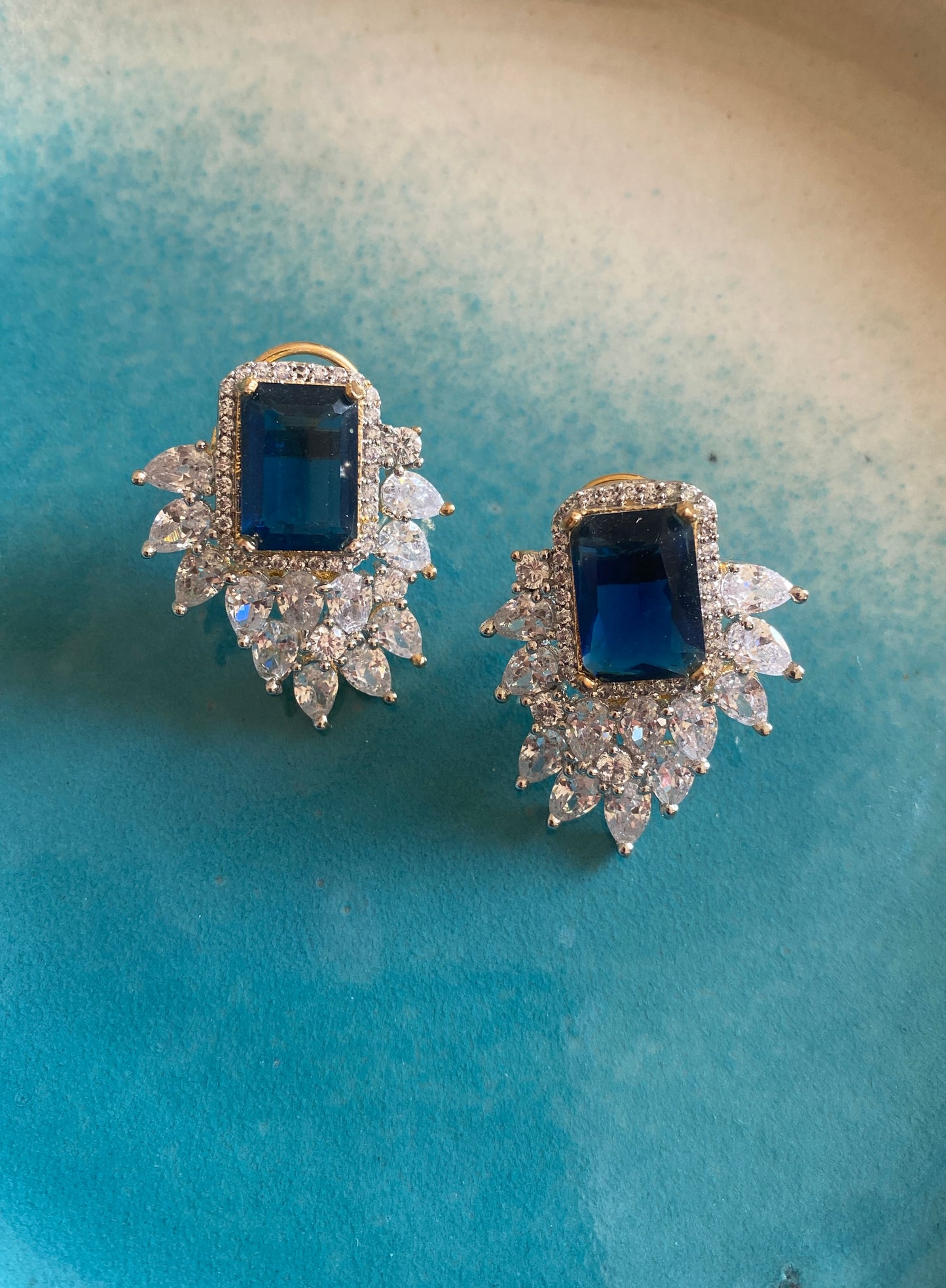 Blue Sapphire Studs