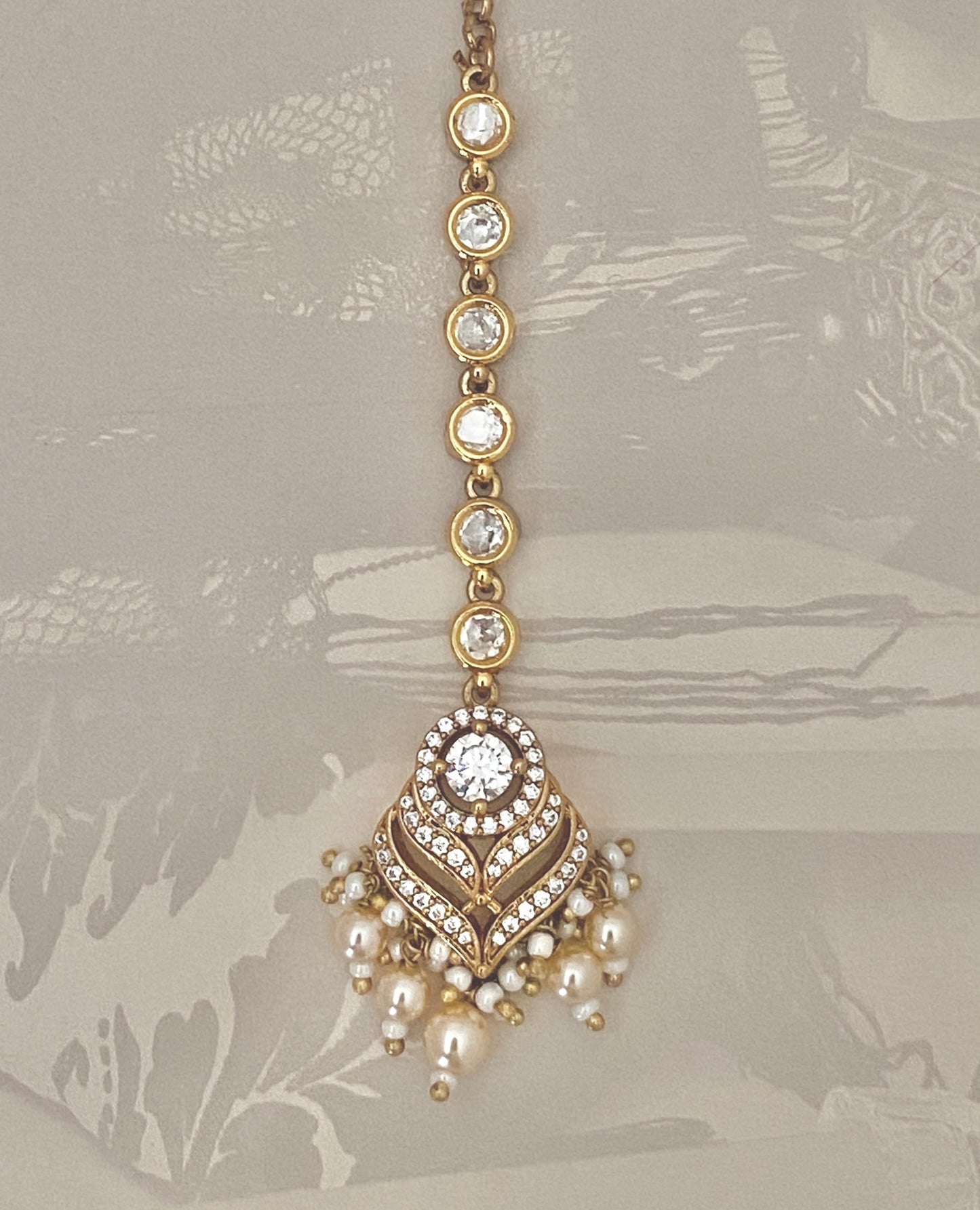 Floral Bridal Maang Tikka