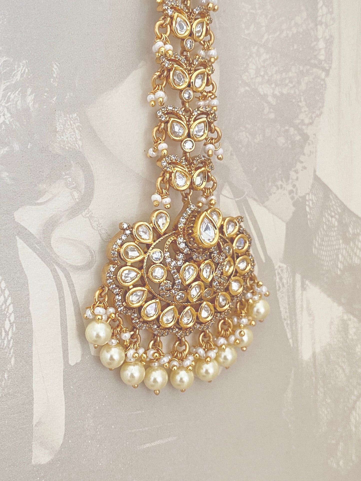 Heavy Bridal Maang Tikka