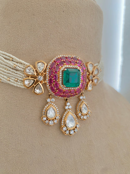 Bridal Choker Necklace Set