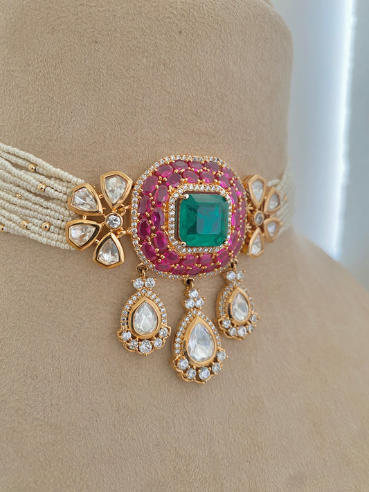 Bridal Choker Necklace Set