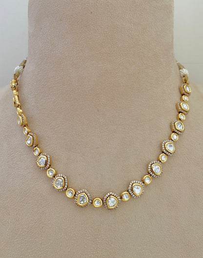 Classic Gold Bead Necklace Set