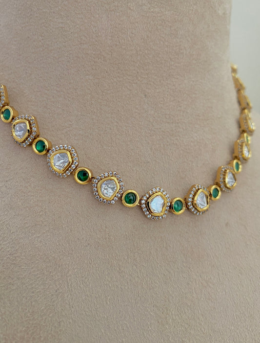 Classic Gold Bead Necklace Set