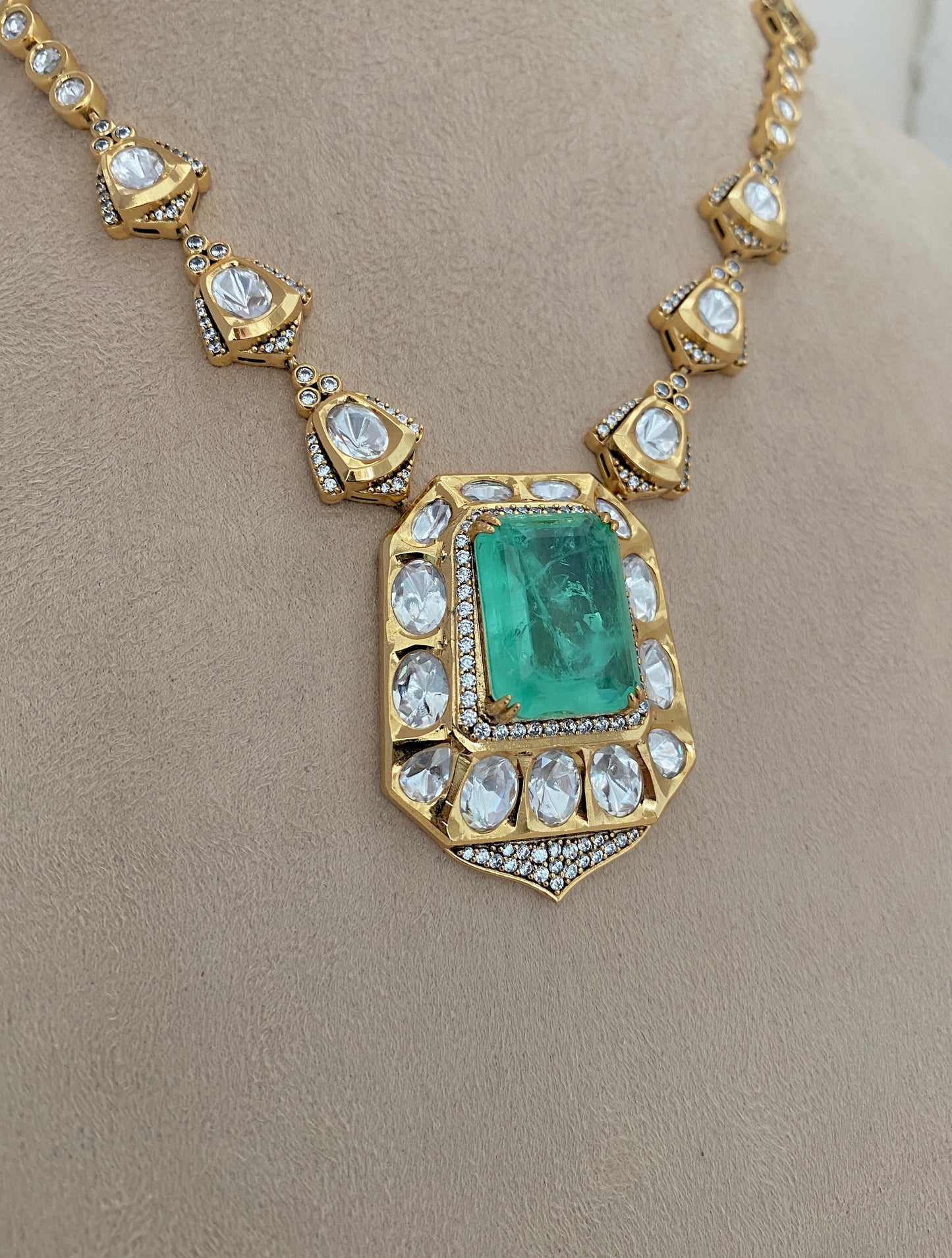 Color Accent Bridal Necklace Set