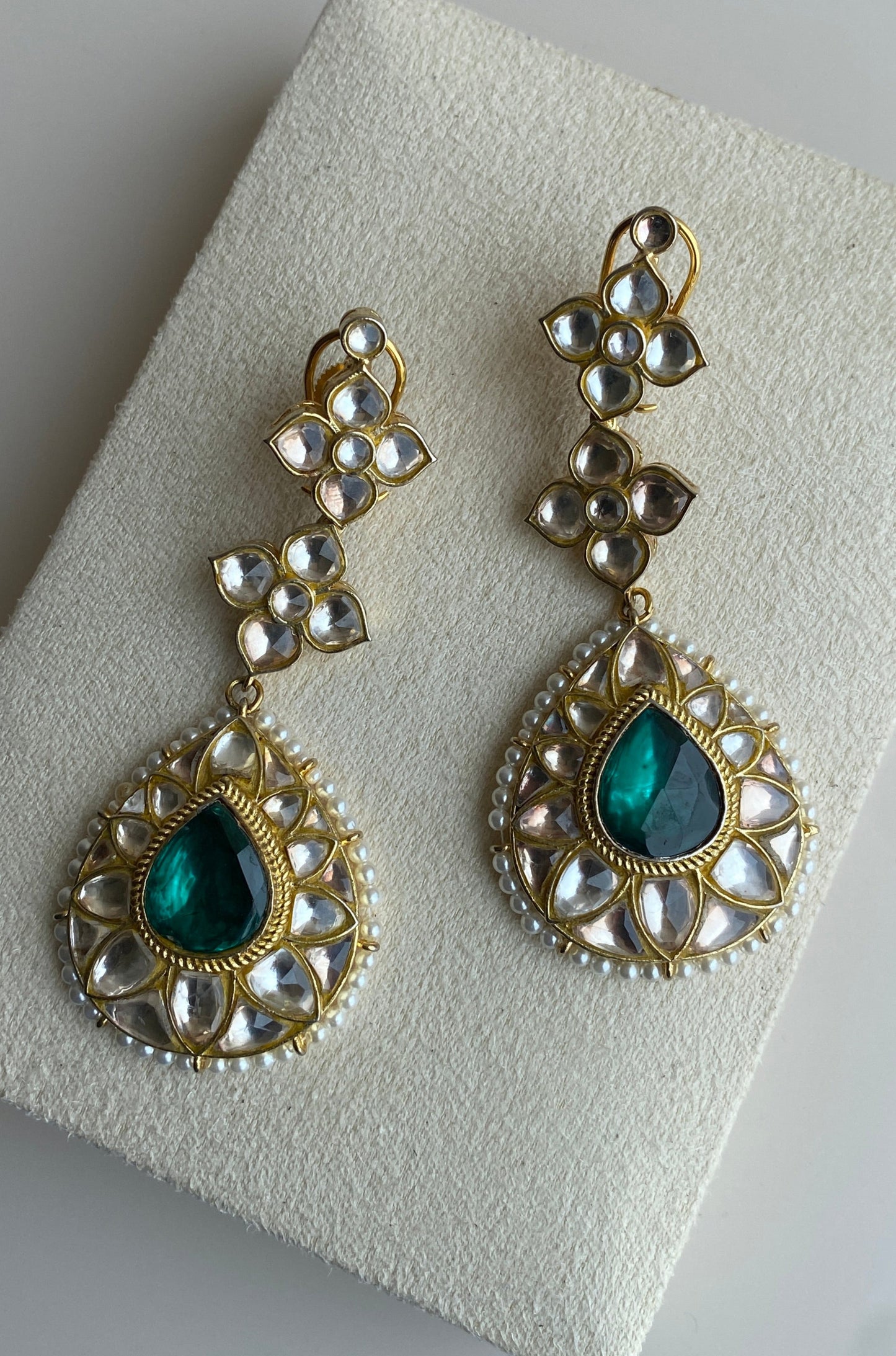 Over sized Kundan set