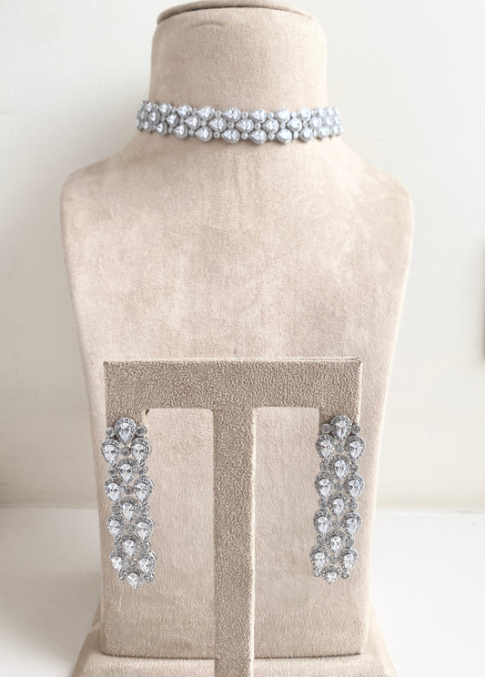 Diamond Aura Necklace Set