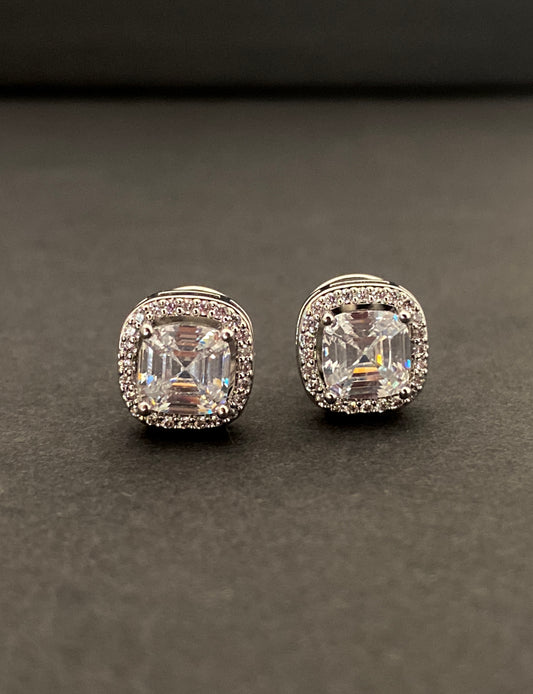 Cushion Cut Studs