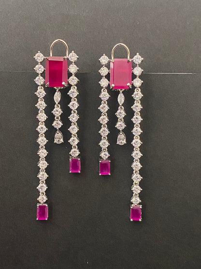 Stone Grid Luxe Necklace Set
