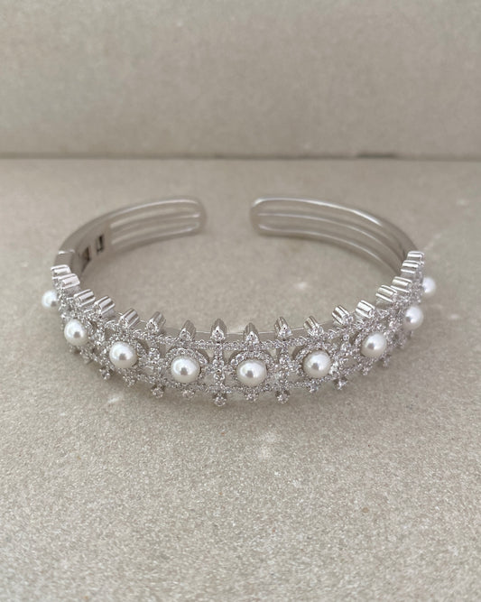 Pearl Forge Cuff Bracelet