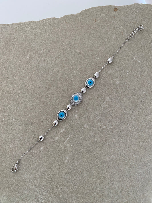 Evil Eye Trio Bracelet