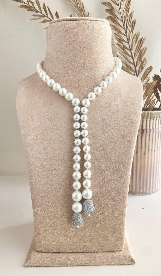 Pearl Clasp Necklace