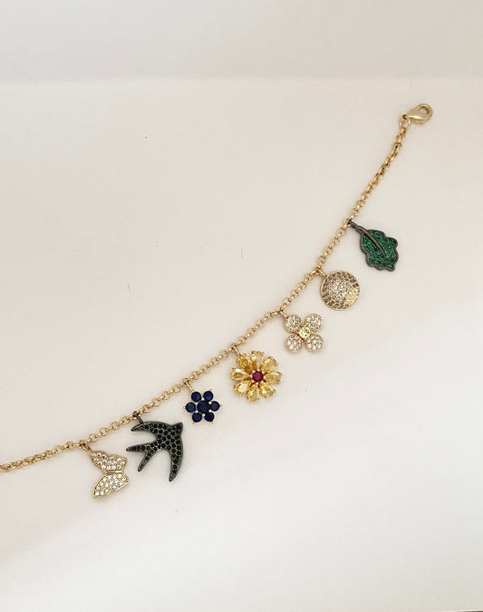 Celestial Charm Bracelet