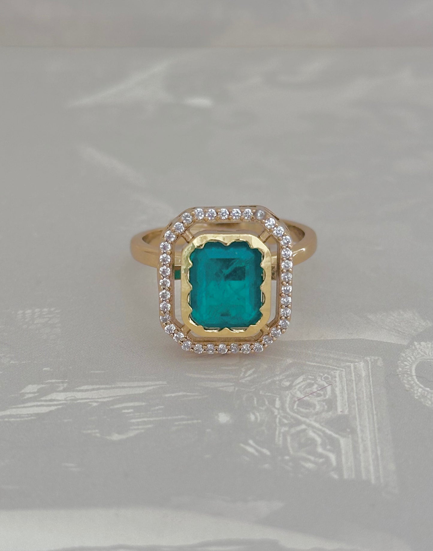 Emerald Grace Ring