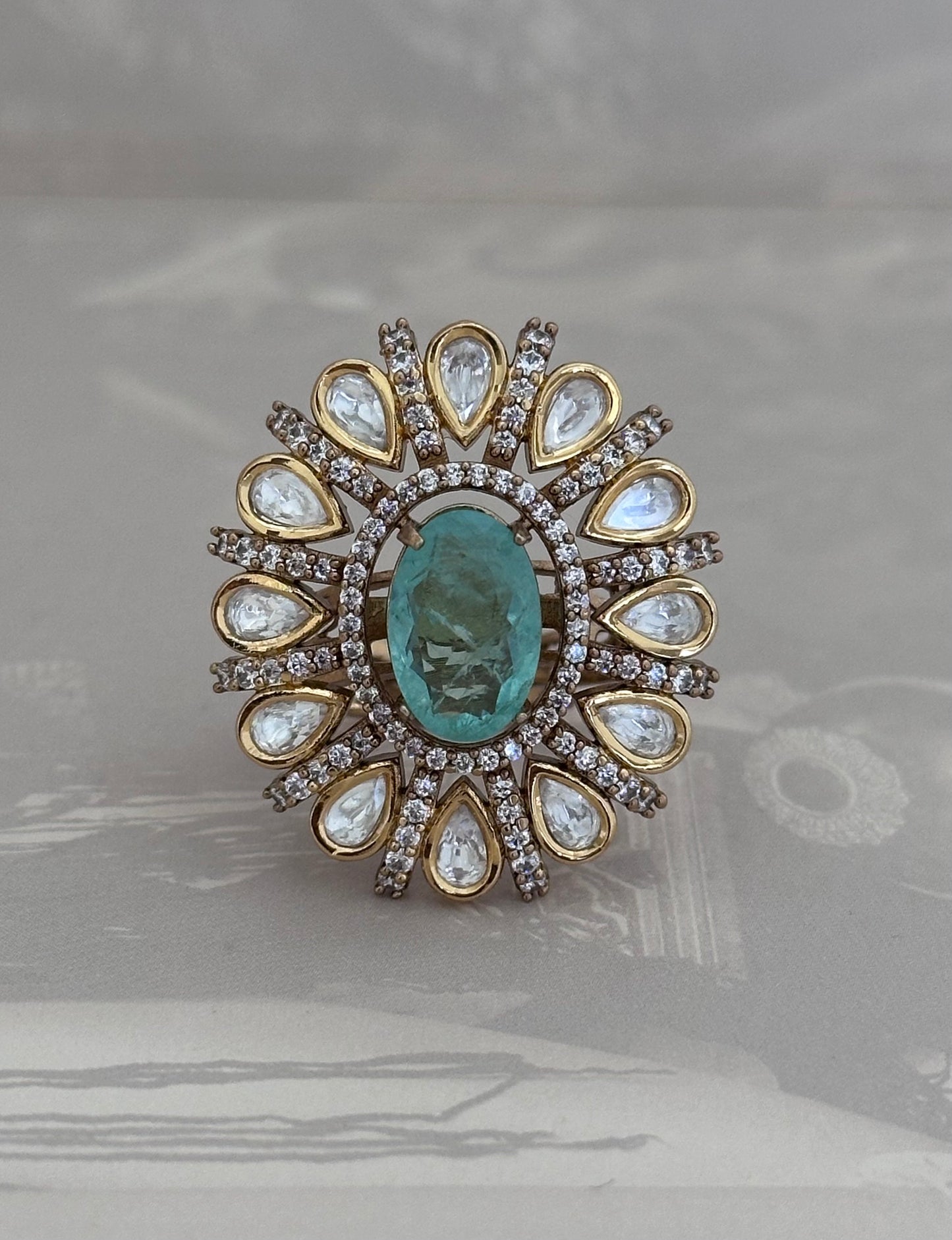 Celeste Mint Ring