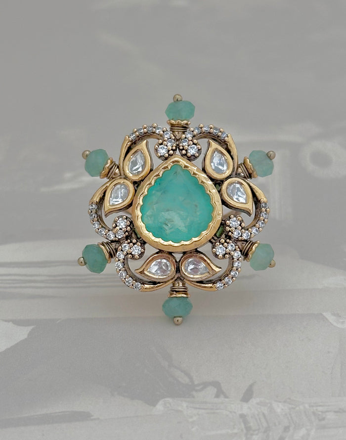 Mint Aura Ring