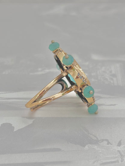 Mint Aura Ring