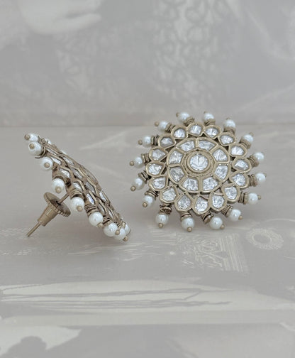 Halo Pearl Studs