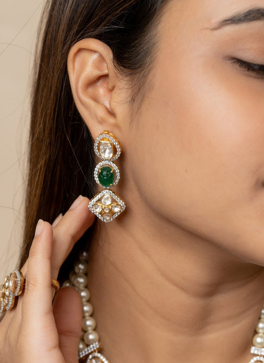 Majestic Emerald Earrings