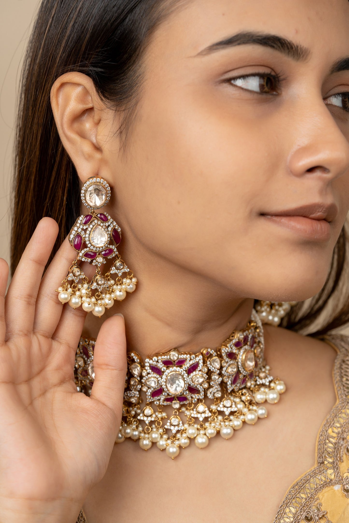 Victorian Ruby Earrings