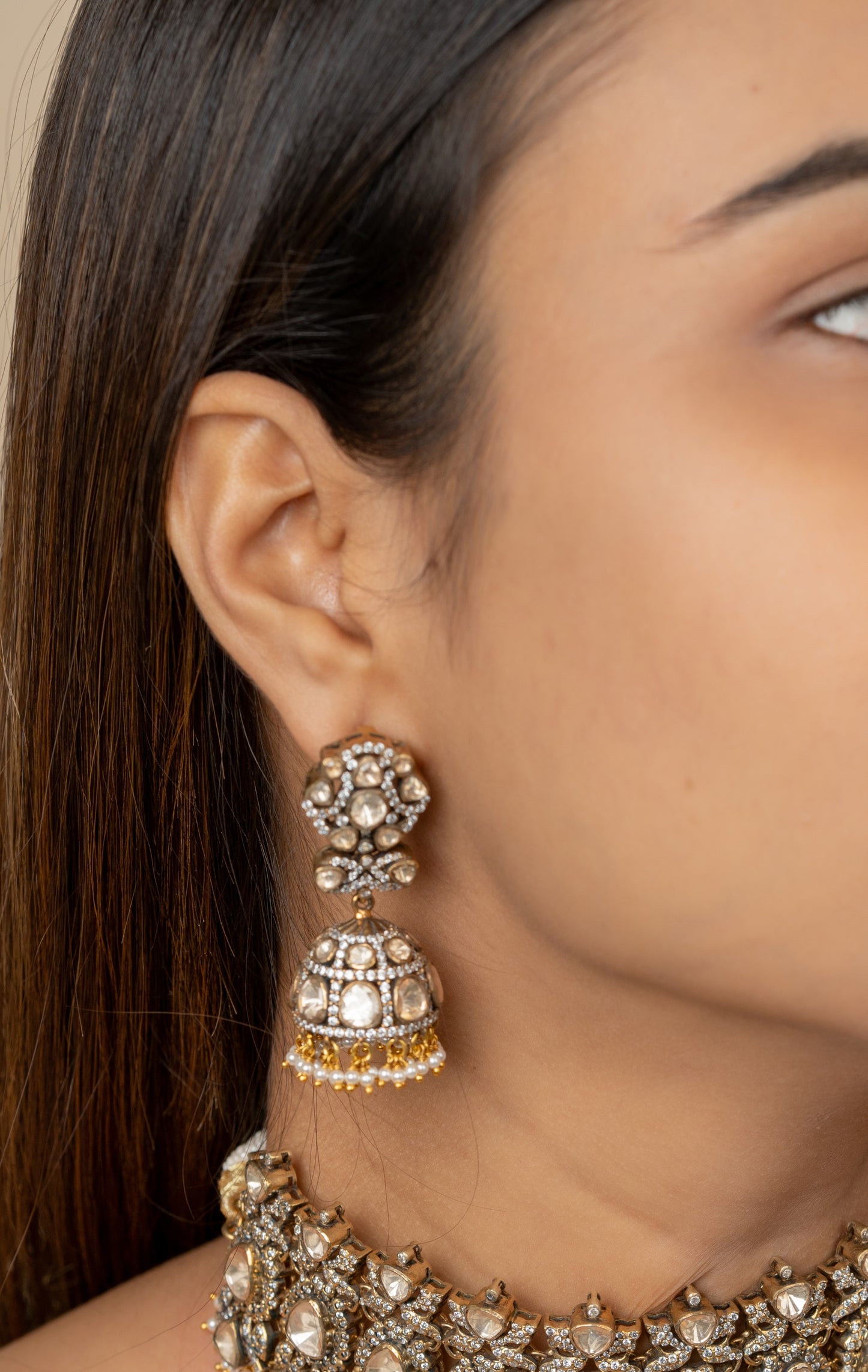 Victorian Jhumka earrings