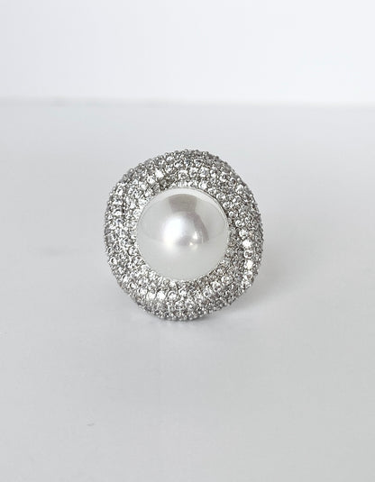 Pearl Orbit Ring