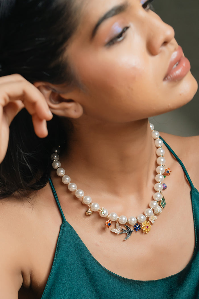 Pearl Charms Necklace