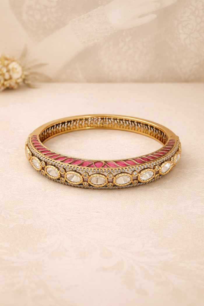 Victorian Aura Kundan Kada