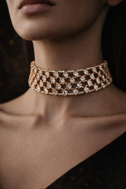 Kundan Statement Choker Set