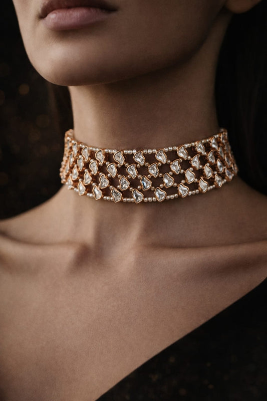 Kundan Statement Choker Set