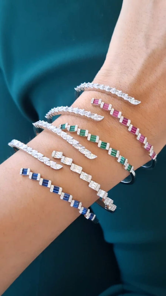 Curved Accent Bracelet Cuff