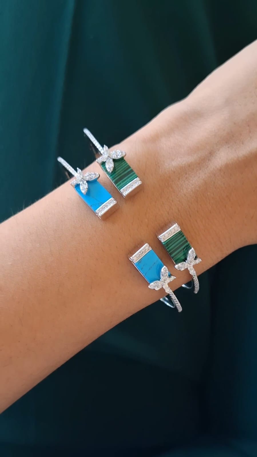 Dual-End Accent Bracelet Cuff