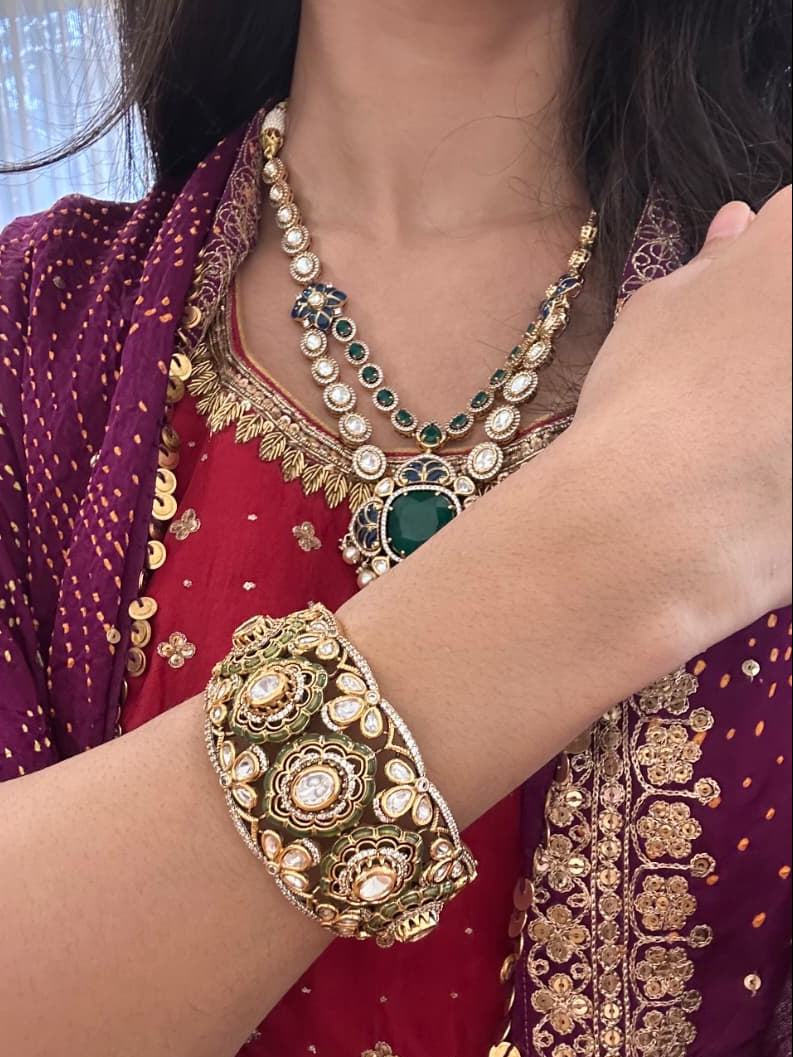 Empress Kundan Bangle
