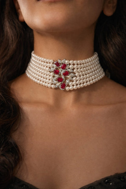 Pearl Maze Choker