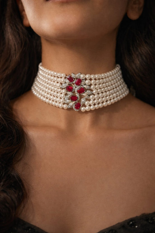 Pearl Maze Choker