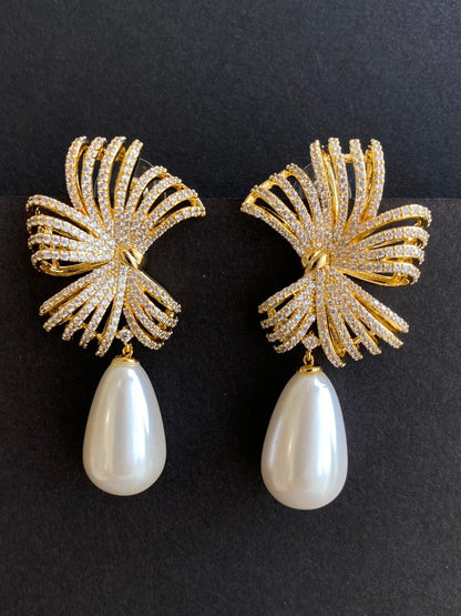 Malaika Arora in Winged Drop Earrings