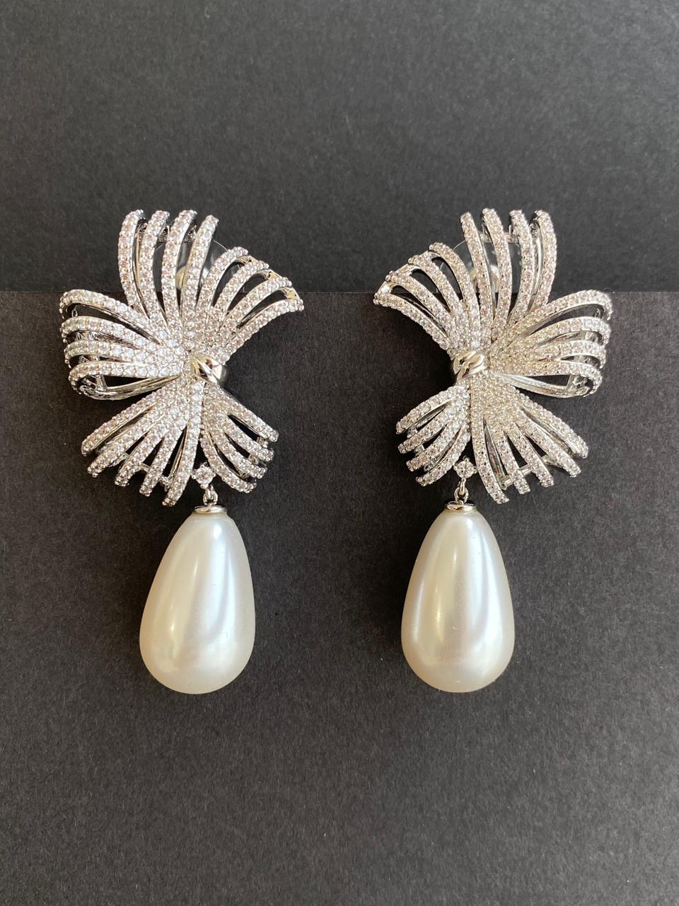 Malaika Arora in Winged Drop Earrings