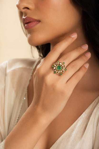 Mint Aura Ring
