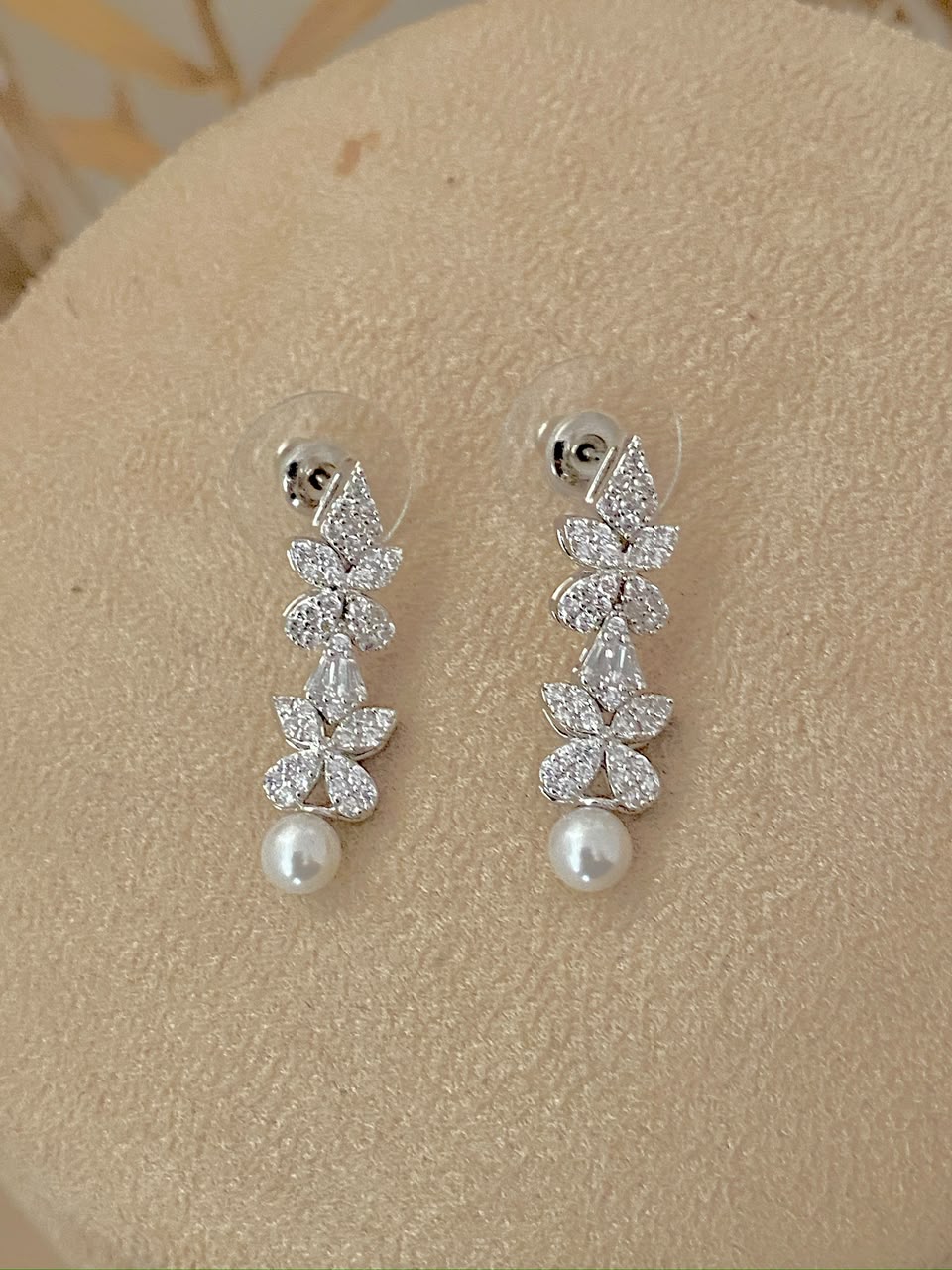 Pearl Veil Necklace Set