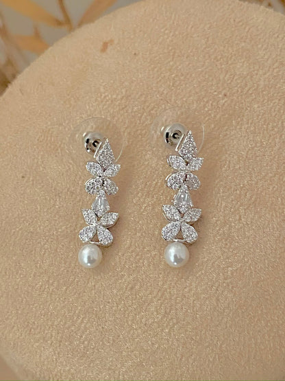 Pearl Veil Necklace Set