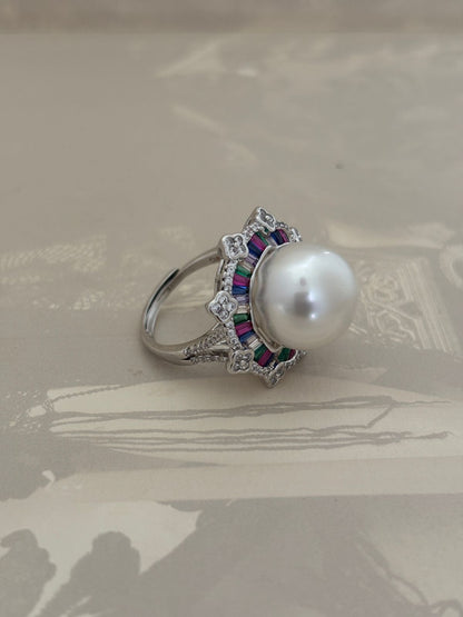 Pearl Accent Ring