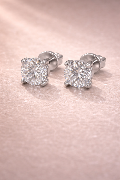 Solitaire Studs (1 CT)