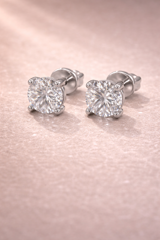 Solitaire Studs (1 CT)