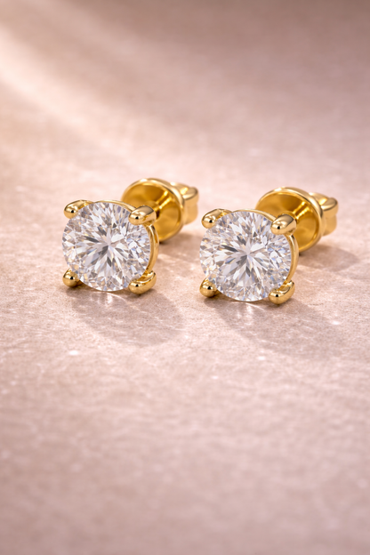 Solitaire Studs (1 CT)