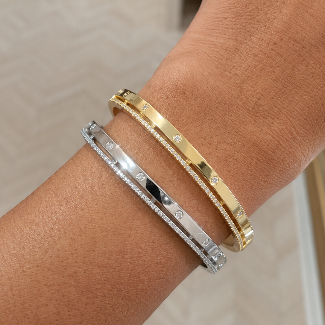 Starlight Pavé Bracelet Cuff