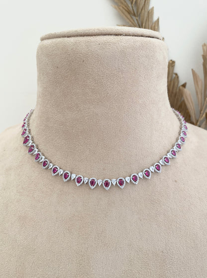 Rose Glow Necklace Set