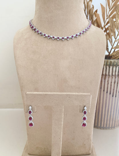 Rose Glow Necklace Set