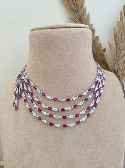 Rosé Necklace Set