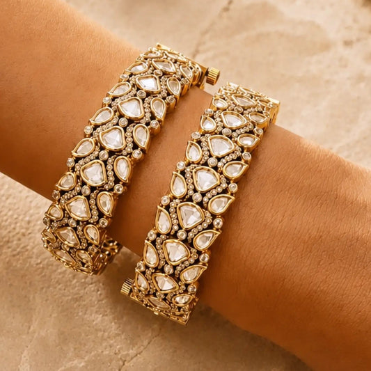 Royal Petal Bangles (Pair)