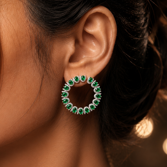 Eclipse Circle Studs
